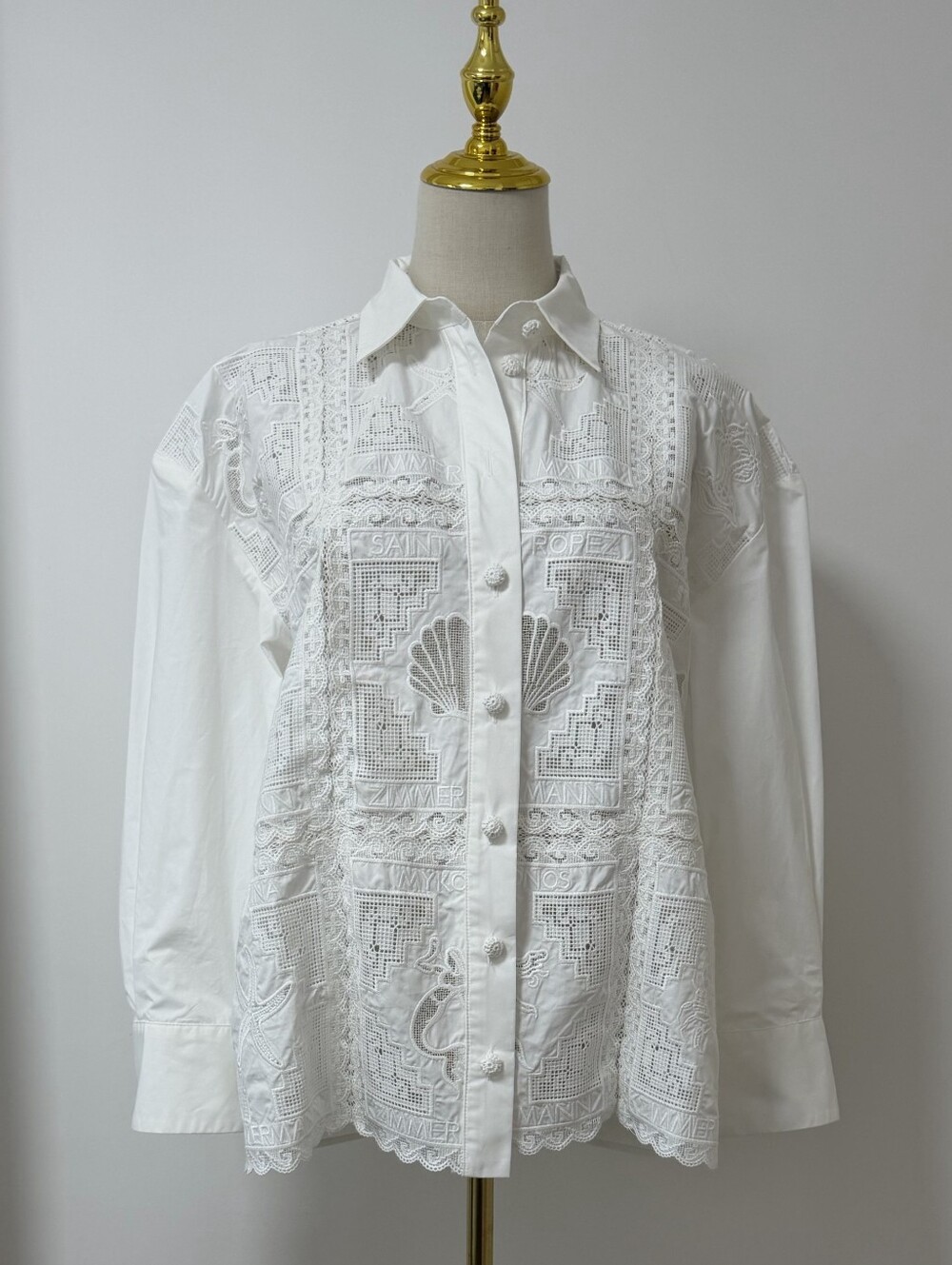 ZIMMERMANN Sundance Embroidered Shirt